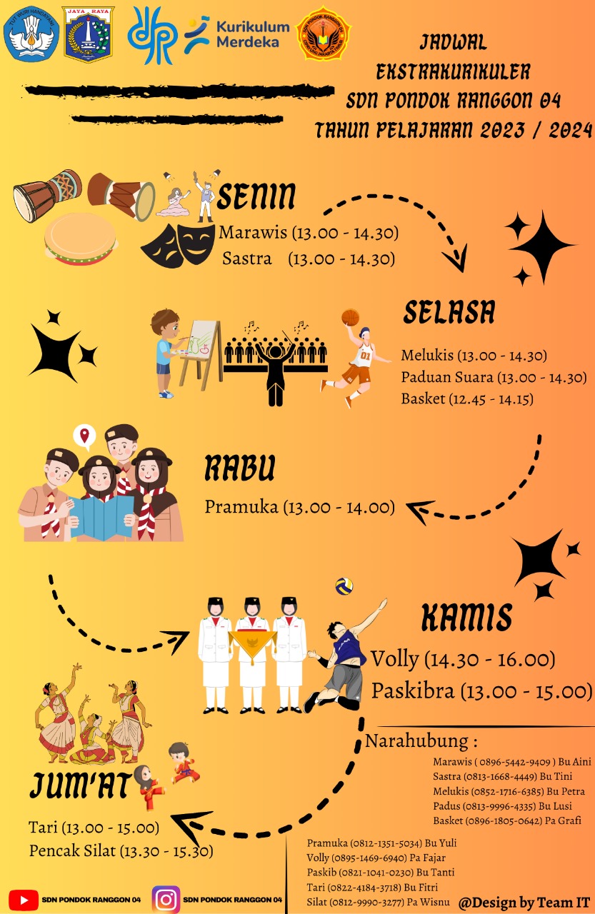 Info Jadwal Ekstrakurikuler